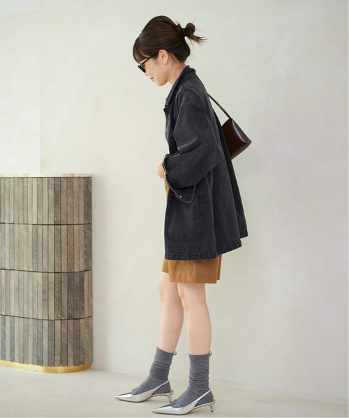 plage(プラージュ)の「《追加》coverall 3(デニムジャケット・レディース・ネイビー/ブラック・36/38)」の12枚目の写真