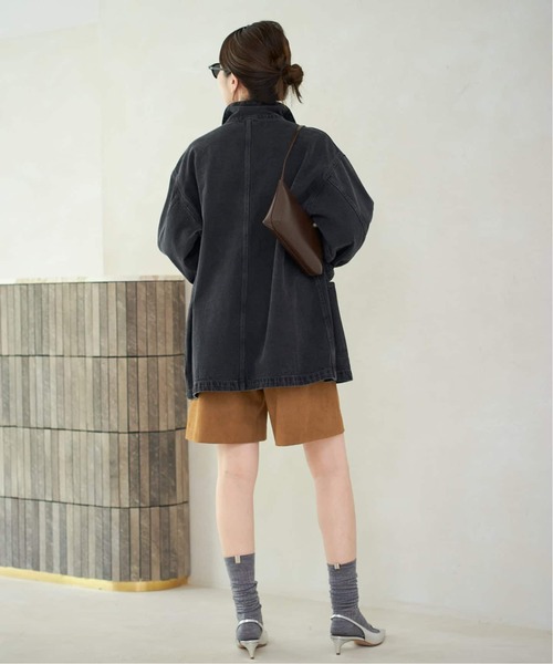 plage(プラージュ)の「《追加》coverall 3(デニムジャケット・レディース・ネイビー/ブラック・36/38)」の14枚目の写真