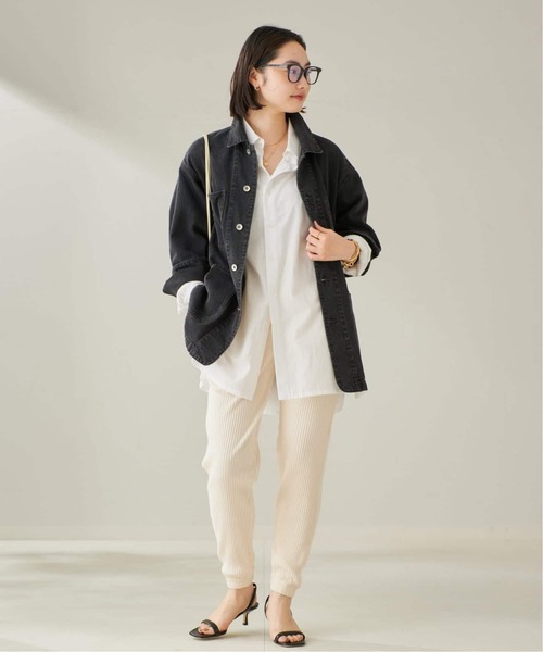 plage(プラージュ)の「《追加》coverall 3(デニムジャケット・レディース・ネイビー/ブラック・36/38)」の19枚目の写真