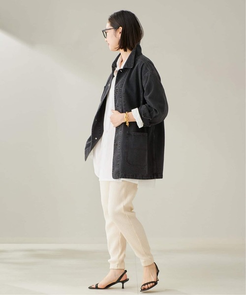 plage(プラージュ)の「《追加》coverall 3(デニムジャケット・レディース・ネイビー/ブラック・36/38)」の20枚目の写真