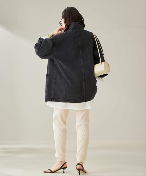 plage(プラージュ)の「《追加》coverall 3(デニムジャケット・レディース・ネイビー/ブラック・36/38)」の21枚目の写真