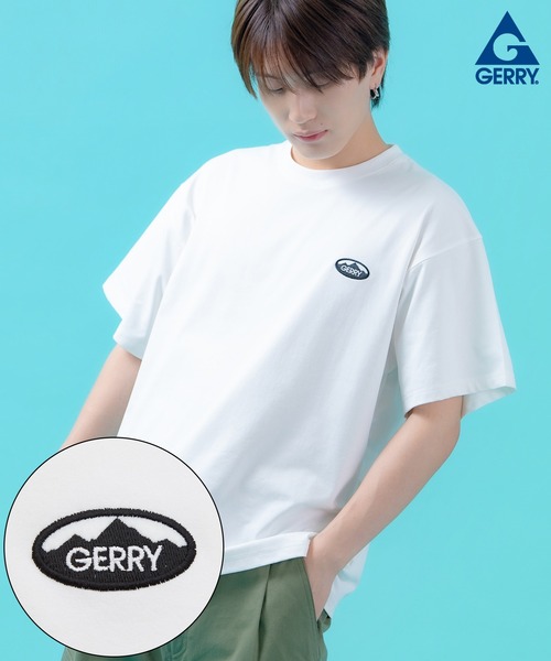 En serio TOKYO(エンソリオトーキョー)の「【GERRY】オーバルワッペン半袖Tシャツ 62-8098G-NJ(Tシャツ/カットソー・メンズ・ホワイト/ブラック・LARGE/X-LARGE)」の1枚目の写真