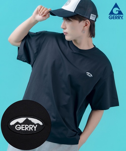 En serio TOKYO(エンソリオトーキョー)の「【GERRY】オーバルワッペン半袖Tシャツ 62-8098G-NJ(Tシャツ/カットソー・メンズ・ホワイト/ブラック・LARGE/X-LARGE)」の2枚目の写真