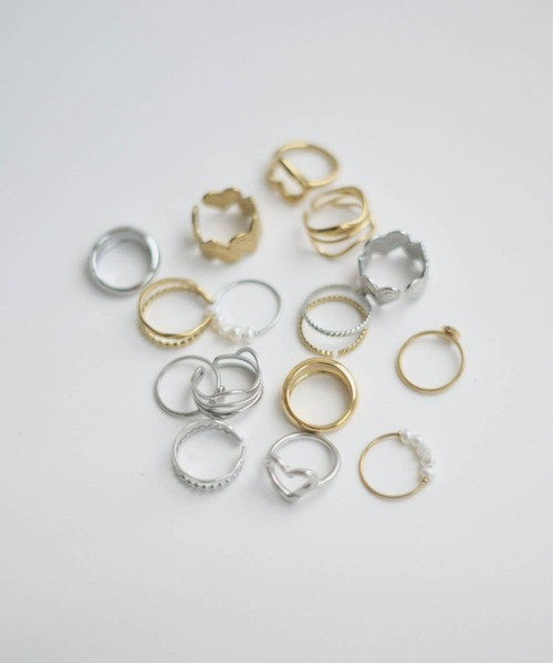 Ms.yuu by Nothing And Others(ミスユーバイナッシングアンドアザーズ)の「【りんかさん着用】Ms.yuu by Nothing And Others/シンプルハートリング(リング・レディース・シルバー/ゴールド・FREE)」の17枚目の写真