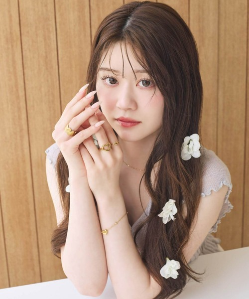 Ms.yuu by Nothing And Others(ミスユーバイナッシングアンドアザーズ)の「【りんかさん着用】Ms.yuu by Nothing And Others/シンプルハートリング(リング・レディース・シルバー/ゴールド・FREE)」の11枚目の写真