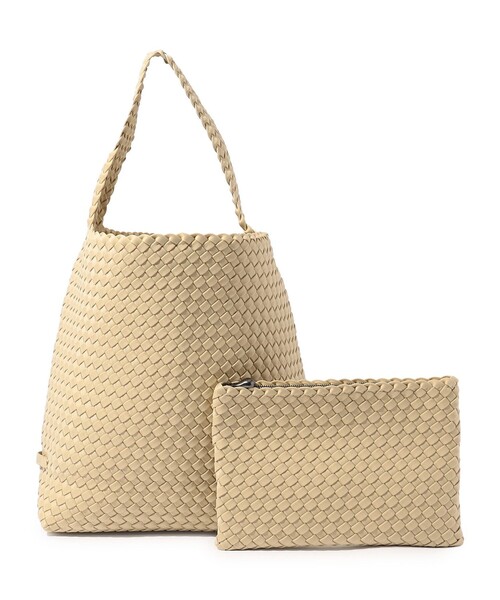 NAGHEDI(ナゲディ)の「NAGHEDI Nomad M Hobo(ショルダーバッグ・レディース・ダークブラウン/ライトベージュ・FREE)」の2枚目の写真