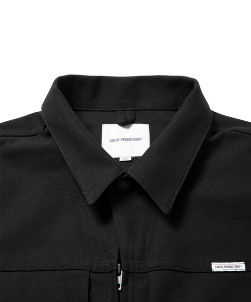 COOTIE PRODUCTIONS（クーティープロダクションズ）の「Cotton Serge Trucker Jacket（その他アウター・メンズ・ブラック/ブラック×ホワイト・MEDIUM/SMALL/LARGE/X-LARGE）」の9枚目の写真
