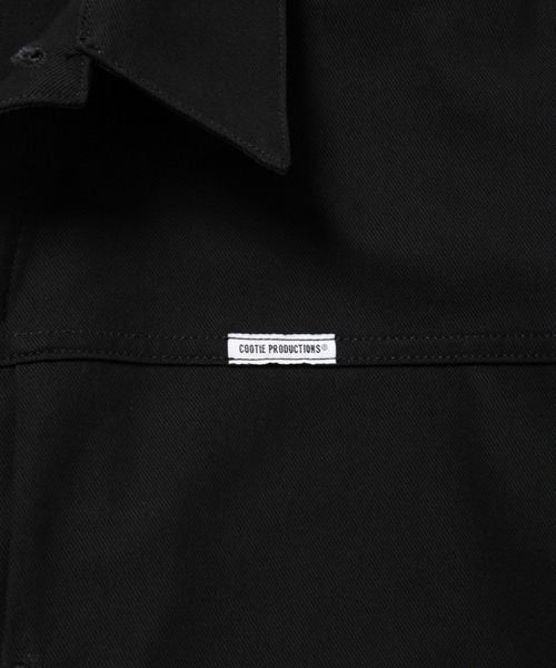 COOTIE PRODUCTIONS（クーティープロダクションズ）の「Cotton Serge Trucker Jacket（その他アウター・メンズ・ブラック/ブラック×ホワイト・MEDIUM/SMALL/LARGE/X-LARGE）」の10枚目の写真