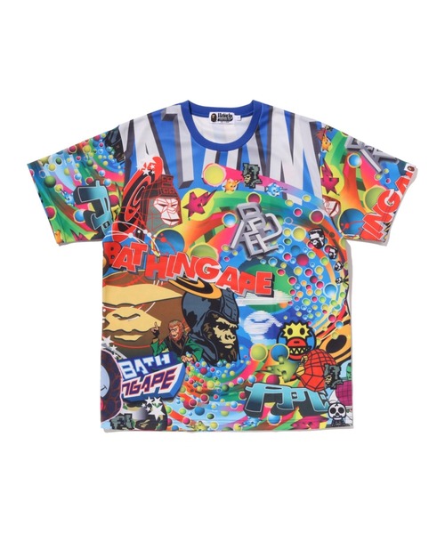 BAPE OVERALL PRINT TEE（Tシャツ/カットソー）｜A BATHING APE（ア