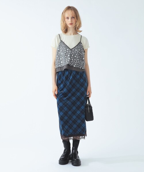 Ray BEAMS(レイビームス)の「スパンコール ビスチェ(シャツ/ブラウス・レディース・ホワイト/シルバー・ONE SIZE)」の12枚目の写真