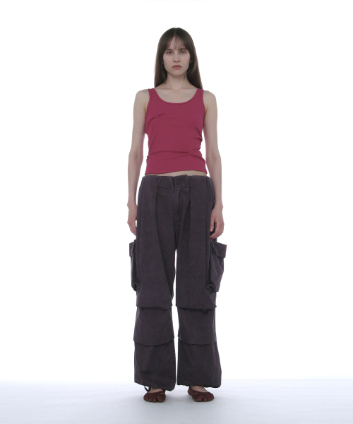 PARTIMENTO WOMEN（パルティメントウィメン）の「ラッチスリーブレス_ホットピンク（Tシャツ/カットソー・レディース・その他・SMALL/MEDIUM）」の2枚目の写真