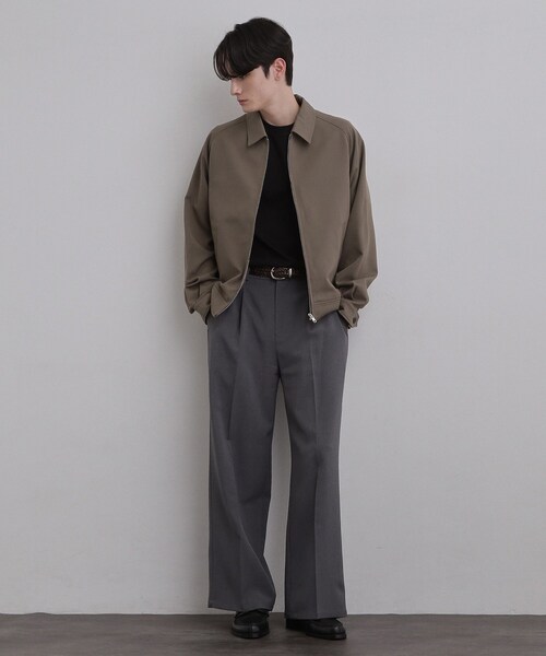 tk.TAKEO KIKUCHI(ティーケータケオキクチ)の「【防シワ/ストレッチ】smart shift series ジップブルゾン(ブルゾン・メンズ・ブラック/チャコールグレー/ブラウン系その他・03/02)」の18枚目の写真