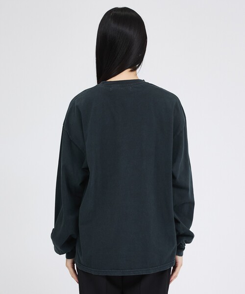 REMI RELIEF(レミレリーフ)の「【REMI RELIEF / レミレリーフ】HARD SP加工20/天竺 (THE RED HARTS) / 長袖Tシャツ / ユニセックス(Tシャツ/カットソー・メンズ・ブラック/オフホワイト・M/L/XL)」の4枚目の写真