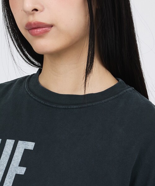 REMI RELIEF(レミレリーフ)の「【REMI RELIEF / レミレリーフ】HARD SP加工20/天竺 (THE RED HARTS) / 長袖Tシャツ / ユニセックス(Tシャツ/カットソー・メンズ・ブラック/オフホワイト・M/L/XL)」の3枚目の写真