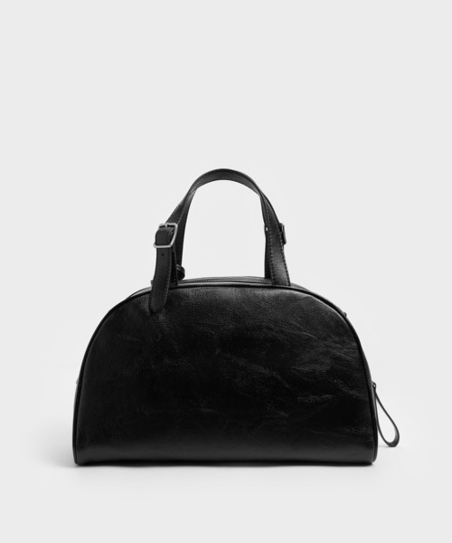 CHARLES & KEITH（チャールズ & キース）の「Vega ベガ ボウリング バッグ（トートバッグ・レディース・スミクロ・M）」の3枚目の写真
