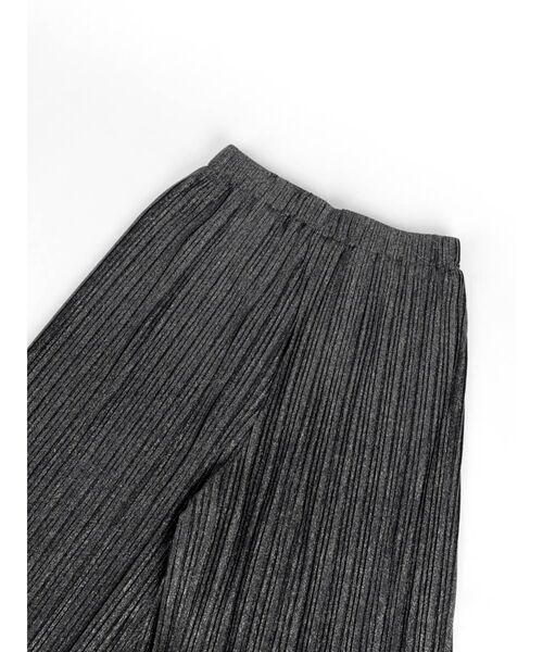 :ETHROF(イーサオブ)の「SOFT GLOW PLEATED WIDE PANTS(その他パンツ・レディース・シルバー/ブラック・FREE)」の21枚目の写真