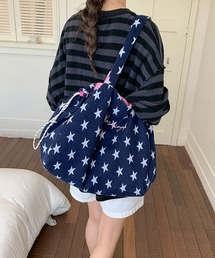 MAISON DE THERESE（メゾン ド テレーズ）の「両面使い星柄トートバッグチャームなし（トートバッグ）」