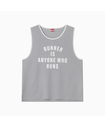 Mesh Runner Club Sleeveless Top_Gray