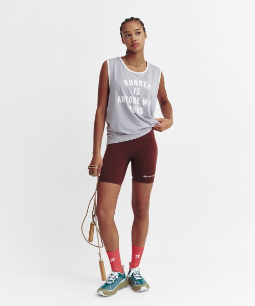 MENASOO（ミナス）の「Mesh Runner Club Sleeveless Top_Gray（Tシャツ/カットソー・レディース・グレー・S/M）」の14枚目の写真