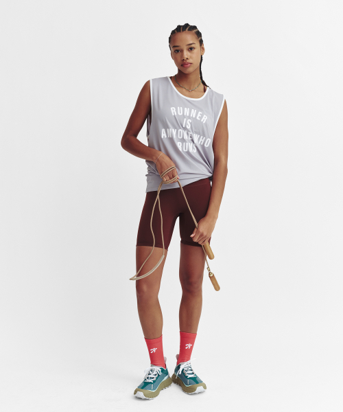 MENASOO（ミナス）の「Mesh Runner Club Sleeveless Top_Gray（Tシャツ/カットソー・レディース・グレー・S/M）」の15枚目の写真
