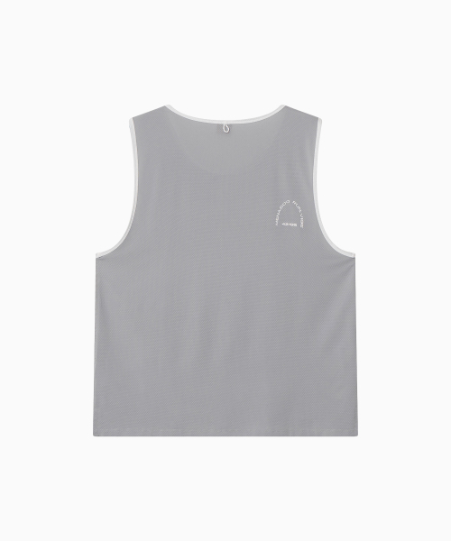 MENASOO（ミナス）の「Mesh Runner Club Sleeveless Top_Gray（Tシャツ/カットソー・レディース・グレー・S/M）」の17枚目の写真