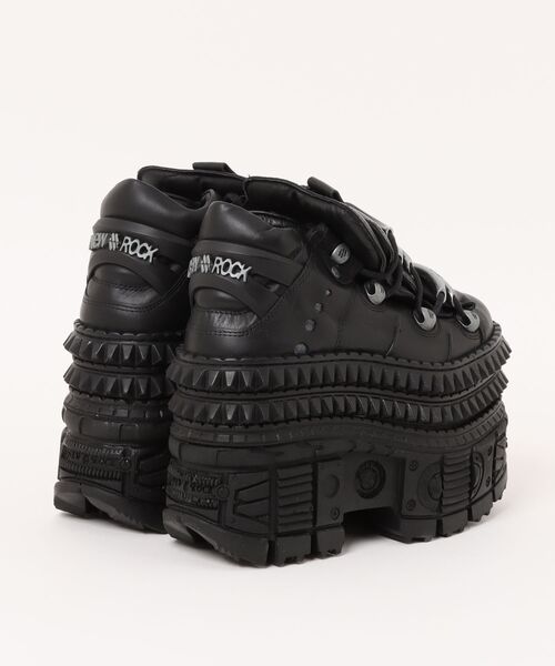 NEW ROCK（ニューロック）の「NEW ROCK/ニューロック/M-WALL106-S11（ブーツ・レディース・ブラック・37/38/39/40）」の2枚目の写真