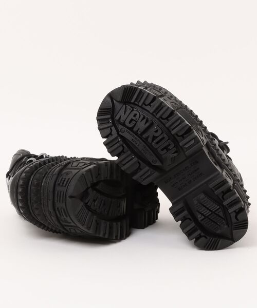 NEW ROCK（ニューロック）の「NEW ROCK/ニューロック/M-WALL106-S11（ブーツ・レディース・ブラック・37/38/39/40）」の3枚目の写真