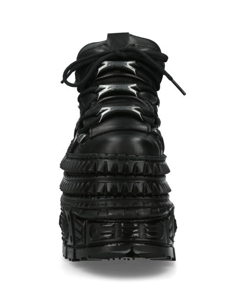 NEW ROCK（ニューロック）の「NEW ROCK/ニューロック/M-WALL106-S11（ブーツ・レディース・ブラック・37/38/39/40）」の4枚目の写真