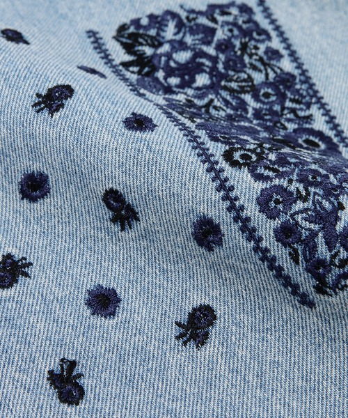 NOMA t.d.(ノーマティーディー)の「Bandana Embroidery Denim Pants(デニムパンツ・メンズ・ブラック/その他1/その他2・1/2)」の11枚目の写真