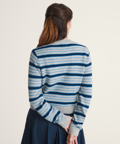 VANS(バンズ)の「VANS PREMIUM DOLLY ストライプカーディガン / LX Dolly Stripe Cardigan Cemen VN000T91GDR1(カーディガン/ボレロ・メンズ・ストライプ・X-SMALL/LARGE/X-LARGE/SMALL/MEDIUM)」の2枚目の写真