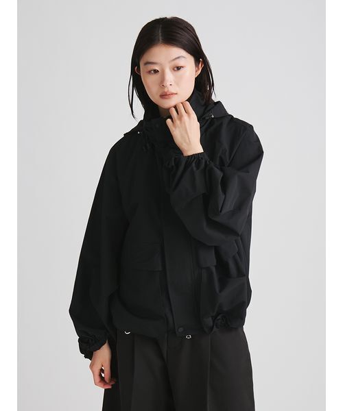 MIESROHE(ミースロエ)の「フーデッドユーティリティーブルゾン(ブルゾン・レディース・ブラック/ホワイト・0/1)」の19枚目の写真