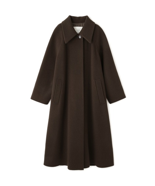 ROPE'(ロペ)の「カシミヤブレンドリバーステンカラーコート(ロング丈)(ステンカラーコート・レディース・ダークブラウン/ベージュ系その他2・FREE)」の17枚目の写真