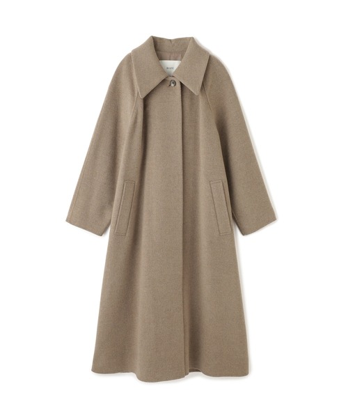 ROPE'(ロペ)の「カシミヤブレンドリバーステンカラーコート(ロング丈)(ステンカラーコート・レディース・ダークブラウン/ベージュ系その他2・FREE)」の16枚目の写真