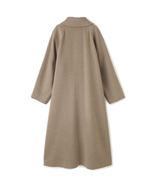 ROPE'(ロペ)の「カシミヤブレンドリバーステンカラーコート(ロング丈)(ステンカラーコート・レディース・ダークブラウン/ベージュ系その他2・FREE)」の15枚目の写真