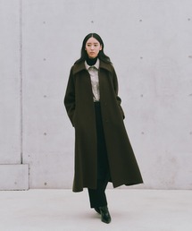 カシミヤ コート 比翼仕立て」に該当するジャケット/アウター