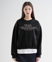 Tentadumble Logo Crop Fluff Sweatshirt (Black)