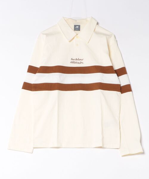 NEW BALANCE(ニューバランス)の「New Balance ニューバランス M レガシーラグビーロングスリーブT ロングスリーブ MT62D3KOAGA AGA(Tシャツ/カットソー・メンズ・ベージュ・XX-LARGE/X-LARGE/LARGE/SMALL)」の1枚目の写真
