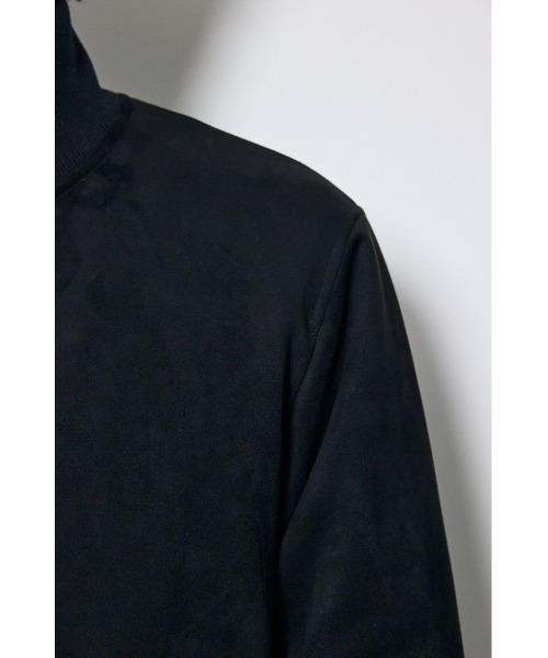 AZUL by moussy(アズールバイマウジー)の「【高級感】フェイクスエードリブブルゾン 秋服 冬服 中綿 フルジップ 上品なフェイクスエード(ブルゾン・メンズ・ブラック/ブラウン/グレー・LARGE/MEDIUM)」の12枚目の写真