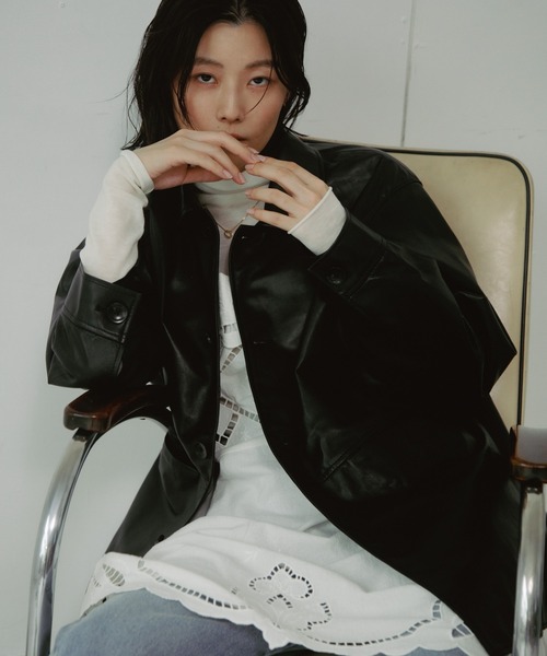 URBAN RESEARCH DOORS（アーバンリサーチドアーズ）の「Cotton Embroidery Tunic（その他トップス・レディース・ブラック/オフホワイト・FREE）」の22枚目の写真