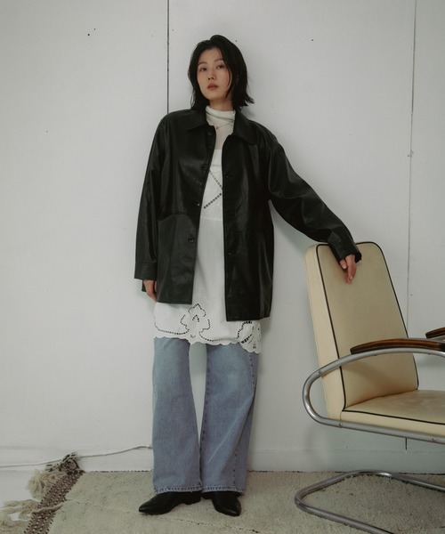 URBAN RESEARCH DOORS（アーバンリサーチドアーズ）の「Cotton Embroidery Tunic（その他トップス・レディース・ブラック/オフホワイト・FREE）」の18枚目の写真