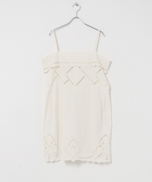 URBAN RESEARCH DOORS（アーバンリサーチドアーズ）の「Cotton Embroidery Tunic（その他トップス・レディース・ブラック/オフホワイト・FREE）」の17枚目の写真