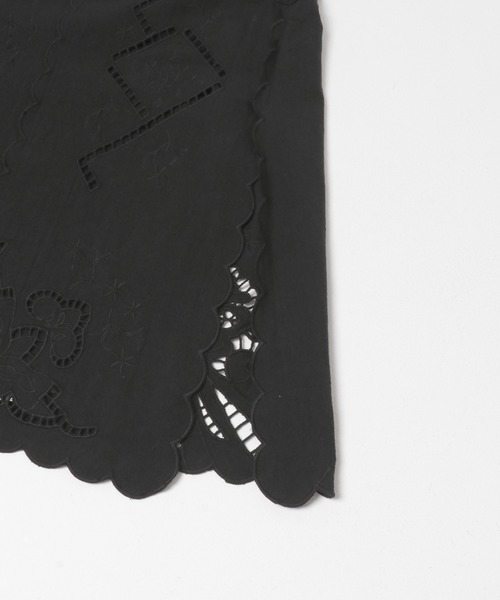 URBAN RESEARCH DOORS（アーバンリサーチドアーズ）の「Cotton Embroidery Tunic（その他トップス・レディース・ブラック/オフホワイト・FREE）」の3枚目の写真