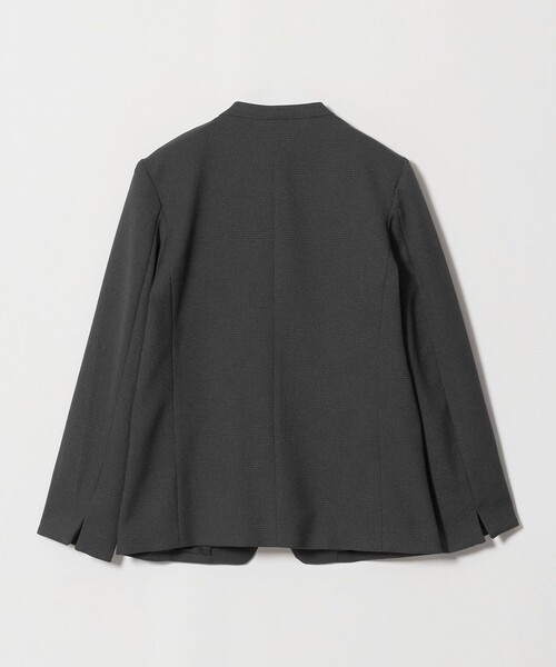 A DAY IN THE LIFE UNITED ARROWS（アデイインザライフユナイテッドアローズ）の「グレンチェック Vネックジャケット ‐セットアップ対応・ウォッシャブル‐ ＜A DAY IN THE LIFE＞（Tシャツ/カットソー・レディース・ロイヤルブルー/ダークグレー/モカ・38/36/40）」の10枚目の写真