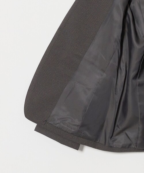 A DAY IN THE LIFE UNITED ARROWS（アデイインザライフユナイテッドアローズ）の「グレンチェック Vネックジャケット ‐セットアップ対応・ウォッシャブル‐ ＜A DAY IN THE LIFE＞（Tシャツ/カットソー・レディース・ロイヤルブルー/ダークグレー/モカ・38/36/40）」の18枚目の写真