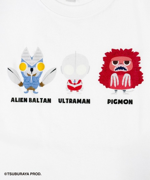 DRIP STUDIO(ドリップスタジオ)の「ウルトラマン / プリントTシャツ(Tシャツ/カットソー・レディース・ブラック/ホワイト・FREE)」の3枚目の写真