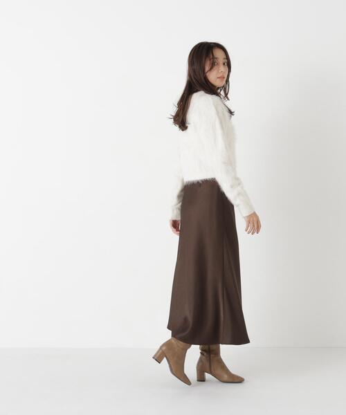 NATURAL BEAUTY BASIC(ナチュラルビューティーベーシック)の「シャギーニットカーディガン(カーディガン/ボレロ・レディース・グレー/ブルー/オフホワイト・FREE)」の14枚目の写真