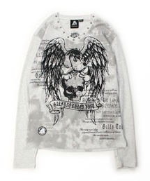 GALFY(ガルフィー)あの頃の兄ちゃんSKULL TEE/フライスロンT/スカルグラフィック