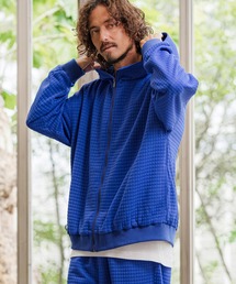 mpa4226-Quilt Jacquard Zip Hoodie ジップパーカー(CAM26AW-012)