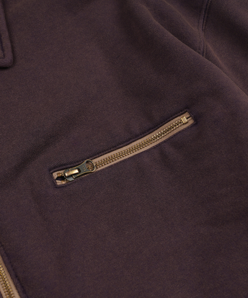 FRIZMWORKS(フリズムワークス)の「VINTAGE DYEING HALF ZIP SWEAT _ VINTAGE PURPLE(スウェット・メンズ・その他・SMALL/MEDIUM/LARGE/X-LARGE)」の4枚目の写真