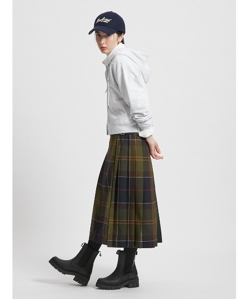 Barbour（バブアー）の「公式ショップ限定｜ＺＩＰ　ＨＯＯＤＥ（パーカー・レディース・オリーブ/ライトグレー/クリーム/ダークグレー・SMALL/MEDIUM）」の6枚目の写真